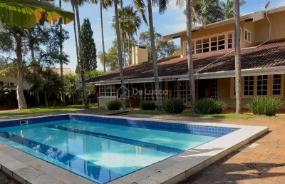 Casa em condomínio fechado com 5 quartos à venda na rua eliseu teixeira de camargo, 671, sítios de recreio gramado, campinas, 816 m2 por r$ 2.400.000