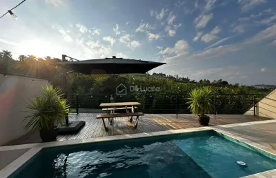 Casa em condomínio fechado com 3 quartos à venda na rua josé francisco barbosa, 350, parque rural fazenda santa cândida, campinas, 160 m2 por r$ 1.950.000