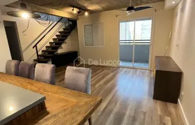 Cobertura com 3 quartos para alugar na rua hermantino coelho, 691, mansões santo antônio, campinas, 68 m2 por r$ 5.000