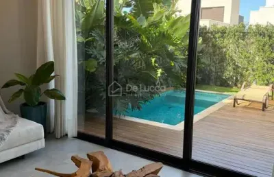 Casa em condomínio fechado com 3 quartos à venda na antonio de sá, 100, loteamento parque dos alecrins, campinas, 312 m2 por r$ 3.300.000