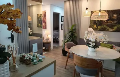 Apartamento com 2 quartos à venda na avenida nelson rubini, 410, balneario tropical, paulínia, 60 m2 por r$ 510.000