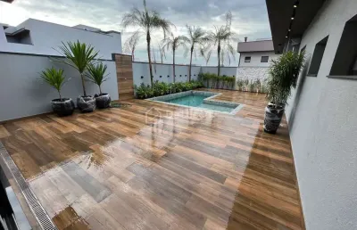 Casa em condomínio fechado com 3 quartos à venda na rua sebastião cardoso, 168, parque brasil 500, paulínia, 217 m2 por r$ 2.250.000