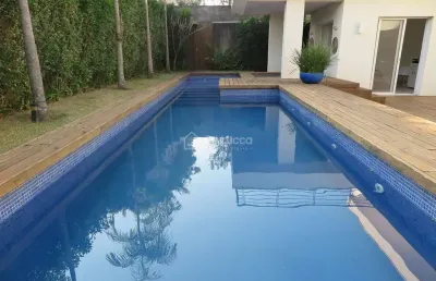 Casa em condomínio fechado com 4 quartos para alugar na avenida alphaville, 1, alphaville dom pedro, campinas, 403 m2 por r$ 25.000