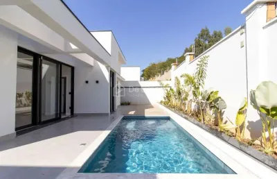 Casa em condomínio fechado com 3 quartos para alugar na rua vanderlei martinghi junior, 45, alphaville dom pedro 3, campinas, 250 m2 por r$ 20.000