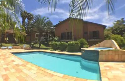 Casa em condomínio fechado com 5 quartos para alugar na das laranjeiras, 190, condomínio chácaras do alto da nova campinas, campinas, 600 m2 por r$ 15.000