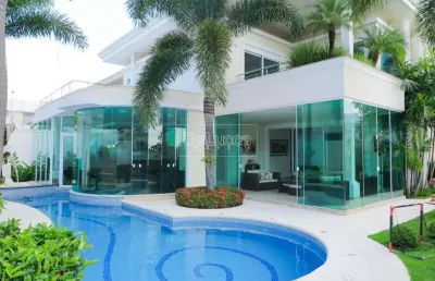 Casa em condomínio fechado com 4 quartos à venda na rua das abélias, 17, alphaville dom pedro, campinas, 530 m2 por r$ 6.500.000
