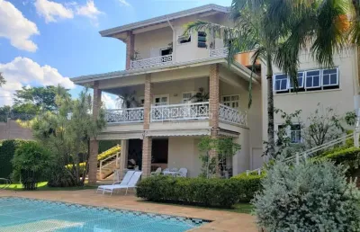Casa em condomínio fechado com 3 quartos à venda na rua eliseu teixeira de camargo, 1077, sítios de recreio gramado, campinas, 562 m2 por r$ 6.500.000