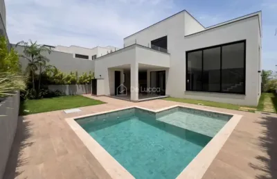 Casa em condomínio fechado com 4 quartos à venda na rua vicente quercia, 39, alphaville dom pedro 3, campinas, 355 m2 por r$ 3.390.000