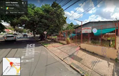 Terreno comercial à venda na rua tiradentes, 543, jardim guanabara, campinas por r$ 3.590.000