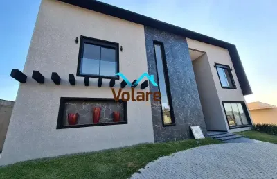 Casa de alto padrão à venda no condomínio residencial itahyê no tamboré com excelente vista!
