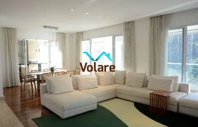 Apartamento de luxo à venda em tamboré: 4 quartos, 4 suítes,  6 banheiros, 4 vagas de garagem, 284m²