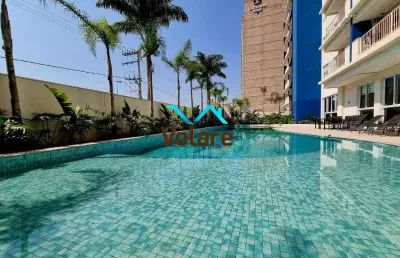 Apartamento à venda em barueri-sp, vila nilva: 1 quarto, 1 banheiro, 1 vaga, 45m² de área.