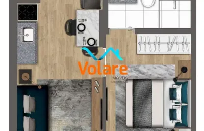 Apartamento à venda no butantã, são paulo-sp. 1 quarto, 1 sala, 1 banheiro, 24m². venha conferir!