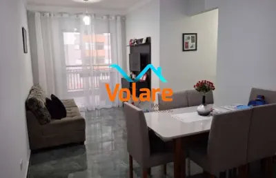 Apartamento à venda na vila osasco: 3 quartos, 1 suíte, 2 salas, 2 banheiros, 2 vagas - 76m². imperdível!