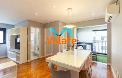 Aluguel de apartamento de alto padrão com 1 quarto e 2 vagas de garagem no continental, osasco-sp