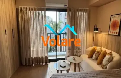 Studio em condomínio de pinheiros, são paulo-sp: 1 quarto, 1 sala, 1 banheiro, 24m². agende sua visita!
