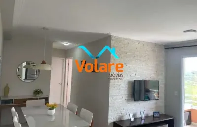 Apartamento à venda em barueri-sp, votupoca: 2 quartos, 1 suíte, 2 salas, 2 banheiros, 1 vaga, 62m². aproveite!