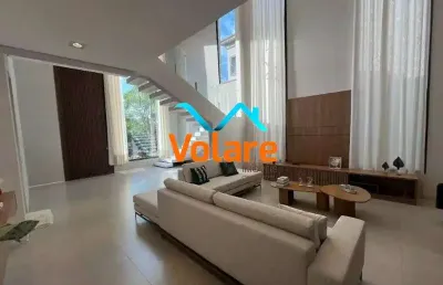 Casa de luxo no condomínio alphaville burle marx: 4 suítes, 4 vagas, 350m²!