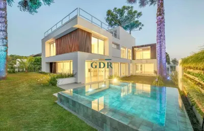 Casa em condomínio fechado com 4 quartos à venda na rua padre josé kentenich, campo comprido, curitiba, 670 m2 por r$ 9.349.000