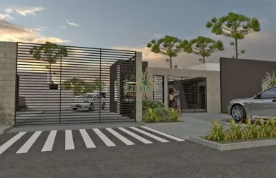 Casa em condomínio fechado com 2 quartos à venda na rua antônio zaramella, colônia rio grande, são josé dos pinhais, 58 m2 por r$ 418.000