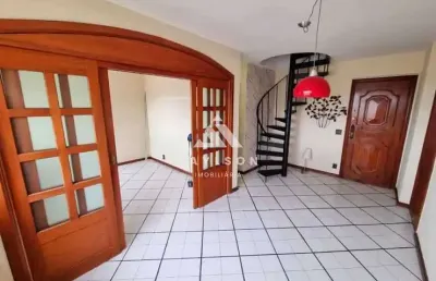 Cobertura com 3 quartos à venda na rua vinte e quatro de maio, rocha, rio de janeiro, 180 m2 por r$ 300.000
