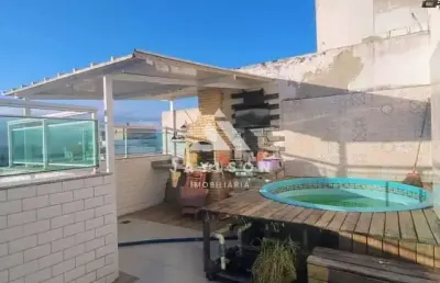 Cobertura com 3 quartos à venda na rua bernardo taveira, vicente de carvalho, rio de janeiro, 122 m2 por r$ 750.000