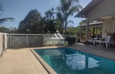 Casa em condomínio fechado com 3 quartos à venda na caminho da fazenda, guaratiba, rio de janeiro, 1500 m2 por r$ 799.000