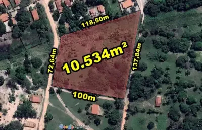 Veras vende terreno 10.534m² na caponga - cascavel-ce