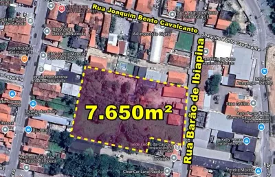 Veras vende terreno 9.825m² no centro de caucaia-ce