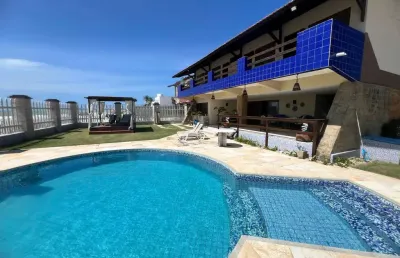 Veras vende casa mobiliada na beira da praia de caponga - cascavel - ce