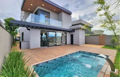 Casa em condomínio fechado com 4 quartos à venda na avenida oscar niemeyer, loteamento terras de florença, ribeirão preto, 373 m2 por r$ 2.500.000