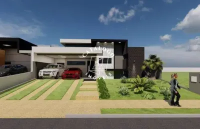 Casa em condomínio fechado com 4 quartos à venda na avenida oscar niemeyer, loteamento terras de florença, ribeirão preto, 381 m2 por r$ 1.550.000