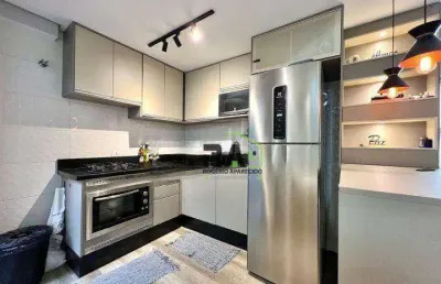 Apartamento com 2 dormitórios à venda, 46 m² por r$ 305.000,00 - vila bela vista - santo andré/sp