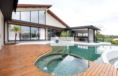 Chácara com 3 suítes  à venda, 3100 m² por r$ 4.500.000 - terras de itaici - indaiatuba/sp