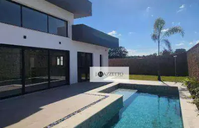 Casa com 4 dormitórios à venda, 347 m² por r$ 3.500.000,00 - jardim indaiatuba golf - indaiatuba/sp