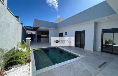 Casa com 3 dormitórios à venda, 215 m² por r$ 2.250.000,00 - jardim residencial maria dulce - indaiatuba/sp