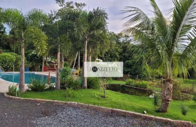 Chácara com 1 dormitório à venda, 3000 m² por r$ 2.900.000 - colinas do mosteiro de itaici - indaiatuba/sp