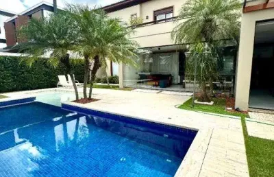 Sobrado com 4 dormitórios para alugar, 483 m² por r$ 31.610,00/mês - jardim maison du parc - indaiatuba/sp