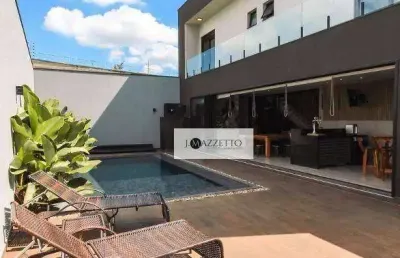 Sobrado com 3 suítes à venda, 305 m² por r$ 2.800.000 - residencial beira da mata - indaiatuba/sp