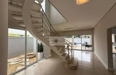 Sobrado com 3 dormitórios, 322 m² - venda por r$ 2.750.000 ou aluguel por r$ 13.178/mês - jardim residencial santa clara - indaiatuba/sp