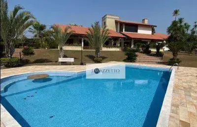 Chácara com 4 dormitórios à venda, 5000 m² por r$ 3.300.000,00 - recanto das flores - indaiatuba/sp