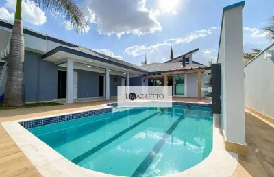 Casa com 4 dormitórios à venda, 265 m² por r$ 2.800.000,00 - jardim dos lagos - indaiatuba/sp