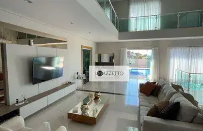 Sobrado com 6 dormitórios, 656 m² - venda por r$ 5.000.000,00 ou aluguel por r$ 26.750,00/mês - jardim residencial helvétia park i - indaiatuba/sp