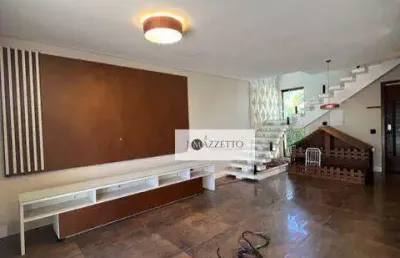 Sobrado com 3 dormitórios, 234 m² - venda por r$ 1.900.000,00 ou aluguel por r$ 10.450,00/mês - jardim residencial alto de itaici - indaiatuba/sp
