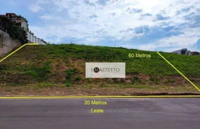 Terreno à venda, 1200 m² por r$ 585.000,00 - condomínio quintas da terracota - indaiatuba/sp