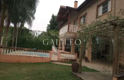 Chacara com 5 dormitórios, piscina, campo e churrasqueira em campo limpo paulista sp