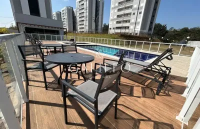 Apartamento  planejado e mobiliado 62 mts para locação no residencial cenário, localizado  no jardim carlos gomes, jundiaí/sp.
