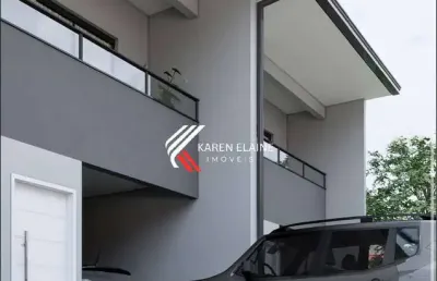 Sobrados à venda com 2 dormitórios, sendo 2 suites em forquilhas, são josé
