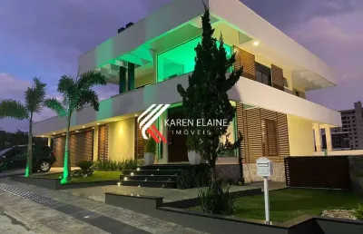 Casa nova à venda no pedra branca com 3 suítes e 722m de terreno.