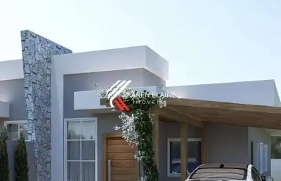 Casa à venda com 3 dormitórios (1 suíte), nova, financia- fundos, biguaçu